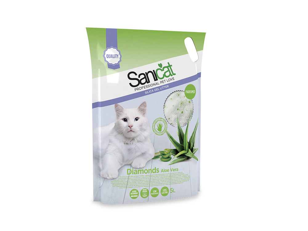 Sanicat Diamonds    Aloe Vera 2.3kg / 5lt - PET101.gr