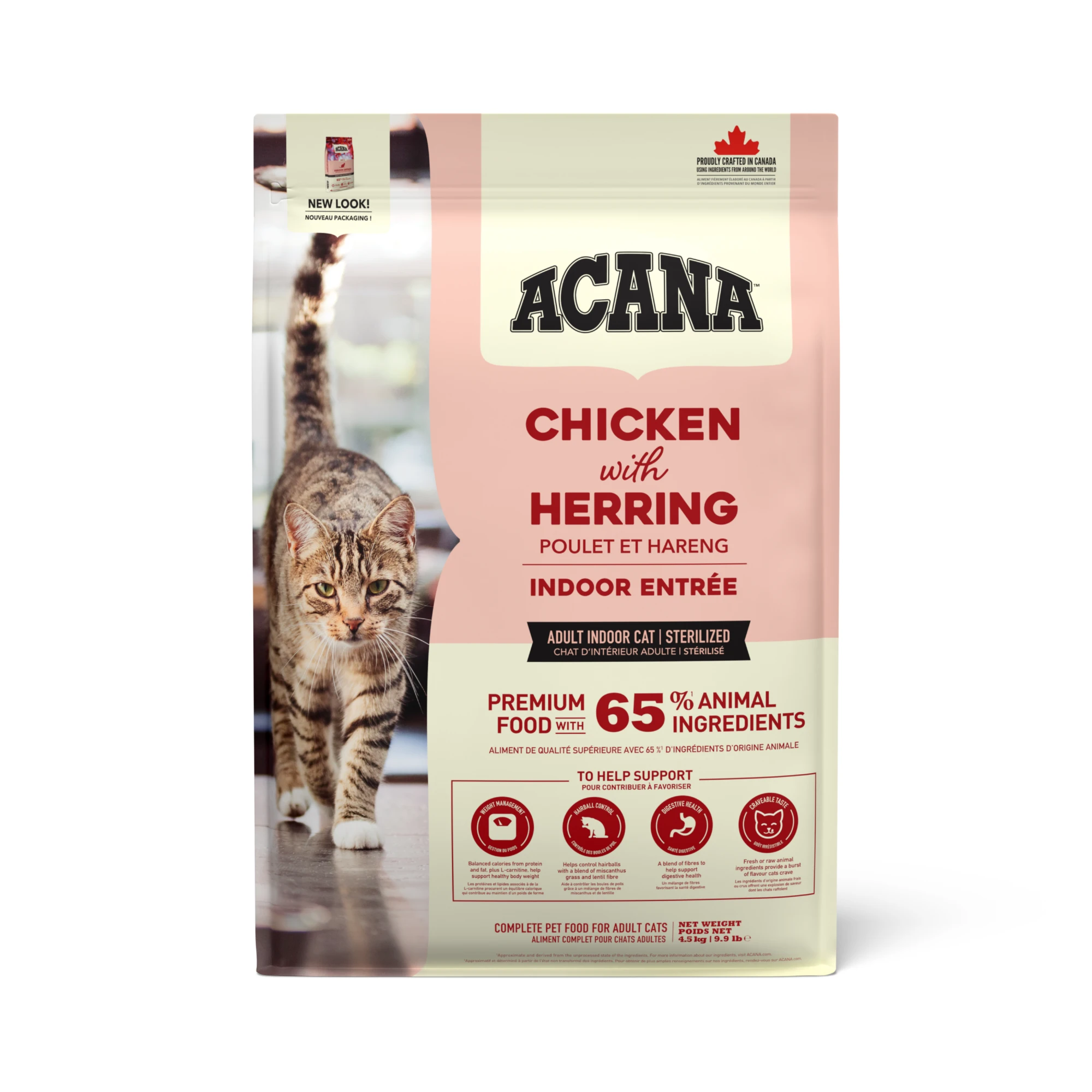 ACANA Cat Indoor Entree Chicken with Herring Front 4.5kg EMEA APAC ACANA Cat Indoor Entree Chicken with Herring Front 4.5kg EMEA APAC