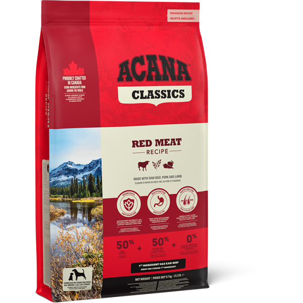 ACANA Classics Red Meat Recipe Front Right 9.7kg EMEA APAC