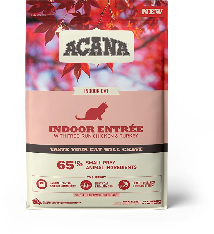 NS ACANA Cat Indoor Entree Front 4.5kg NS ACANA Cat Indoor Entree Front 4.5kg