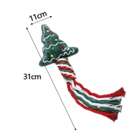 Pet Interest Christmas Toy with Rope Tree