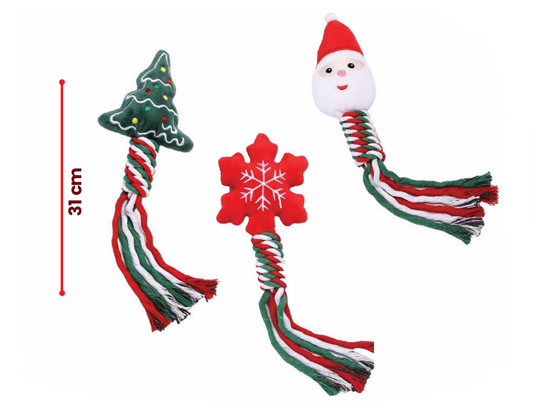 Pet Interest ChristmasToys With Rope Pet Interest ChristmasToys With Rope