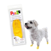 PawZ XXSmall Boots Yellow 12 pieces