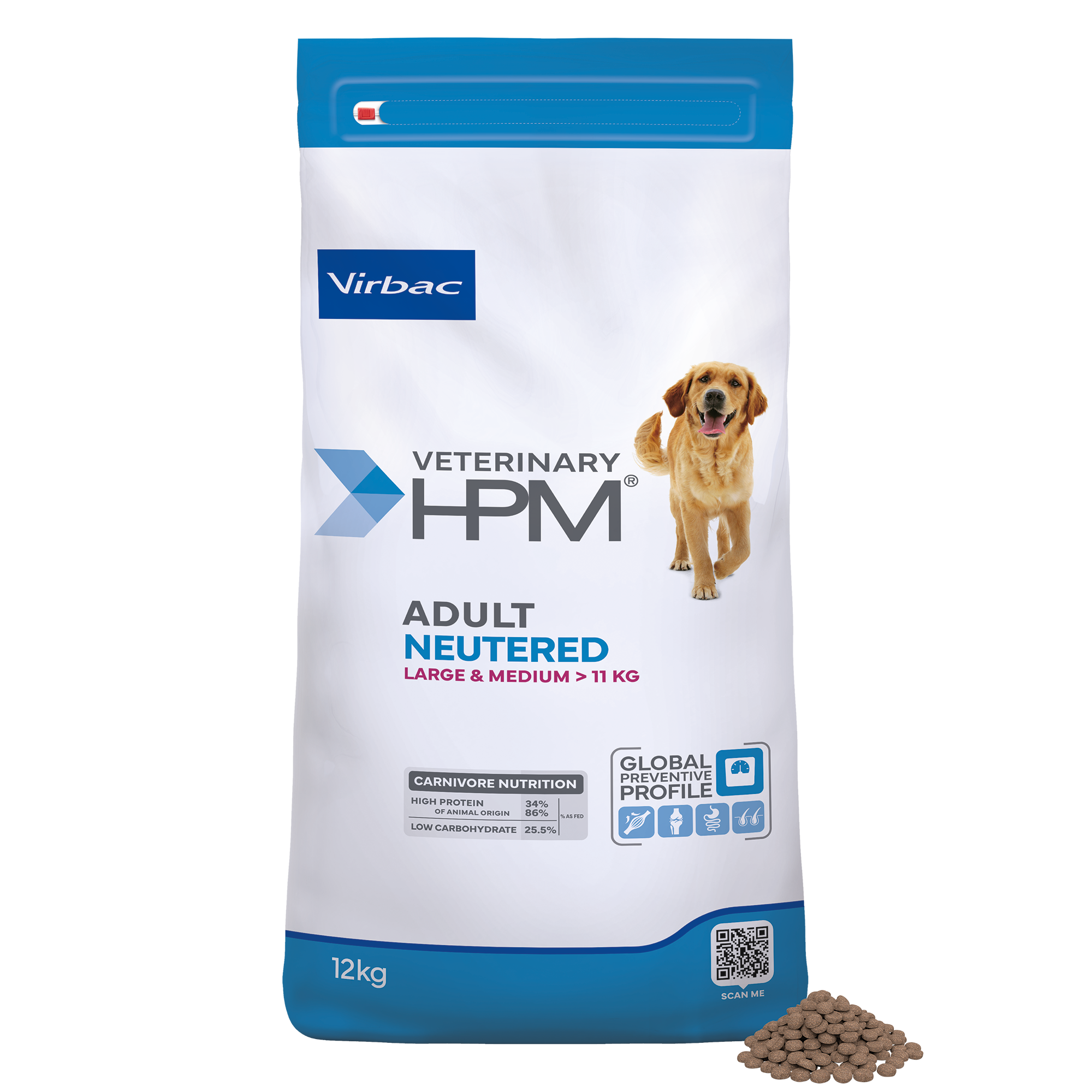 360342 Packshot HPM Adult Neutered L M Dog 12kg right 360342 Packshot HPM Adult Neutered L M Dog 12kg right