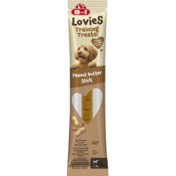 8in1 Lovies Training Treats Peanut Butter Stick 15g. 8in1 Lovies Training Treats Peanut Butter Stick 15g.
