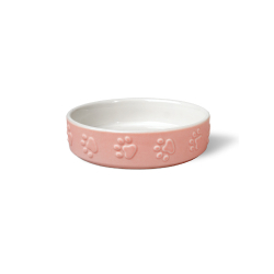 GLEE Μπολ κεραμικό Paw Paw Ροζ 280ml 85741 GLEE Μπολ κεραμικό Paw Paw Ροζ 280ml 85741
