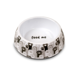 GLEE Μπολ μελαμίνης φαγητού και νερού Paws M 500ml 85779 GLEE Μπολ μελαμίνης φαγητού και νερού Paws M 500ml 85779