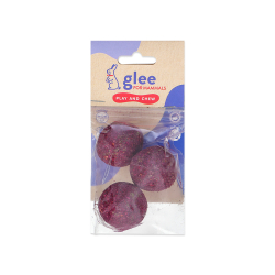 GLEE Baked Timothy Hay Ball with Rose 3τμχ 4cm 91326 2 GLEE Baked Timothy Hay Ball with Rose 3τμχ 4cm 91326 2