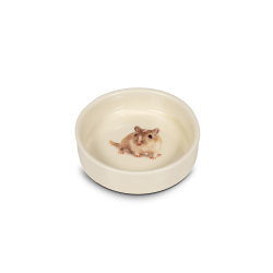 GLEE Μπολ Hamster Κεραμικό 125ml Μπεζ gb028 GLEE Μπολ Hamster Κεραμικό 125ml Μπεζ gb028