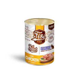 FISI Fillet Cat Adult Κοτόπουλο σε ζελέ Sterilized 400gr fs602 FISI Fillet Cat Adult Κοτόπουλο σε ζελέ Sterilized 400gr fs602