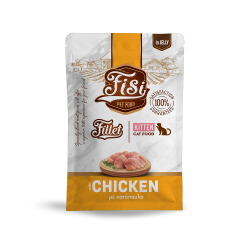 FISI Fillet Kitten Κοτόπουλο σε ζελέ σε φακελάκια 24x85gr fs754 FISI Fillet Kitten Κοτόπουλο σε ζελέ σε φακελάκια 24x85gr fs754